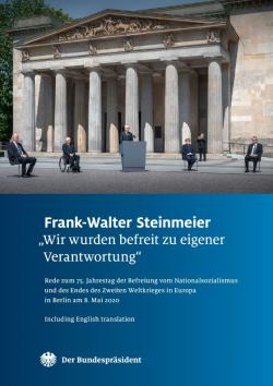 Bundespräsident Frank-Walter Steinmeier: "Wir wurden befreit zu eigener Verantwortung" (Abb. Titel)
